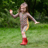 Vintage Flowers UPF 50 Recycled Sunsafe Sunsuit, Multi