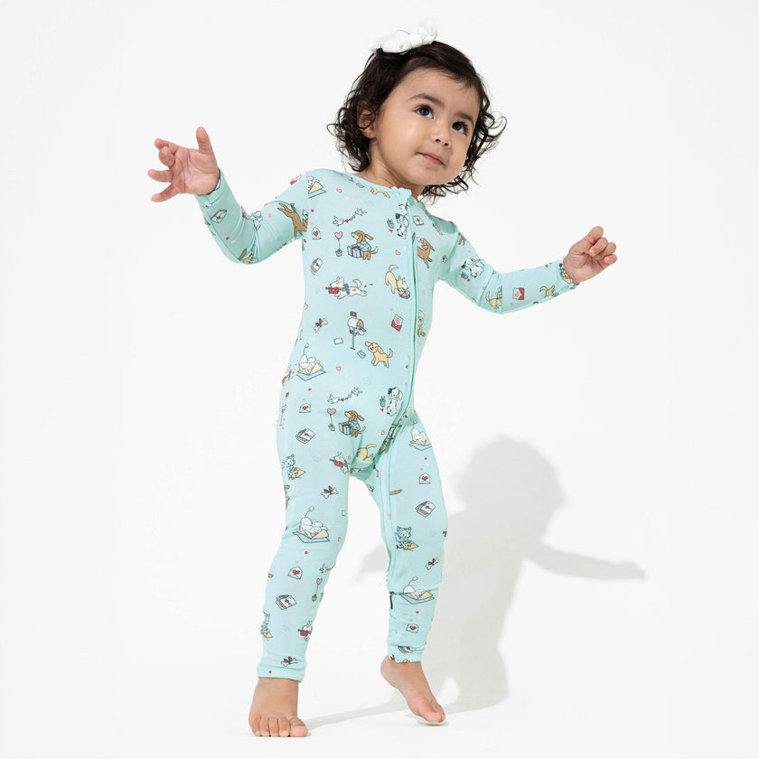 Puppy Love Bamboo Convertible Footie