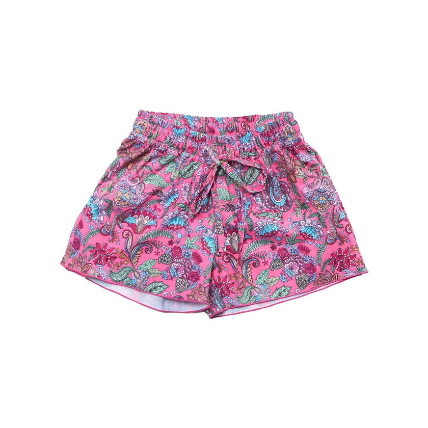 Girls Board Shorts with Tie – Lightweight & Quick-Dry (Liberty)
