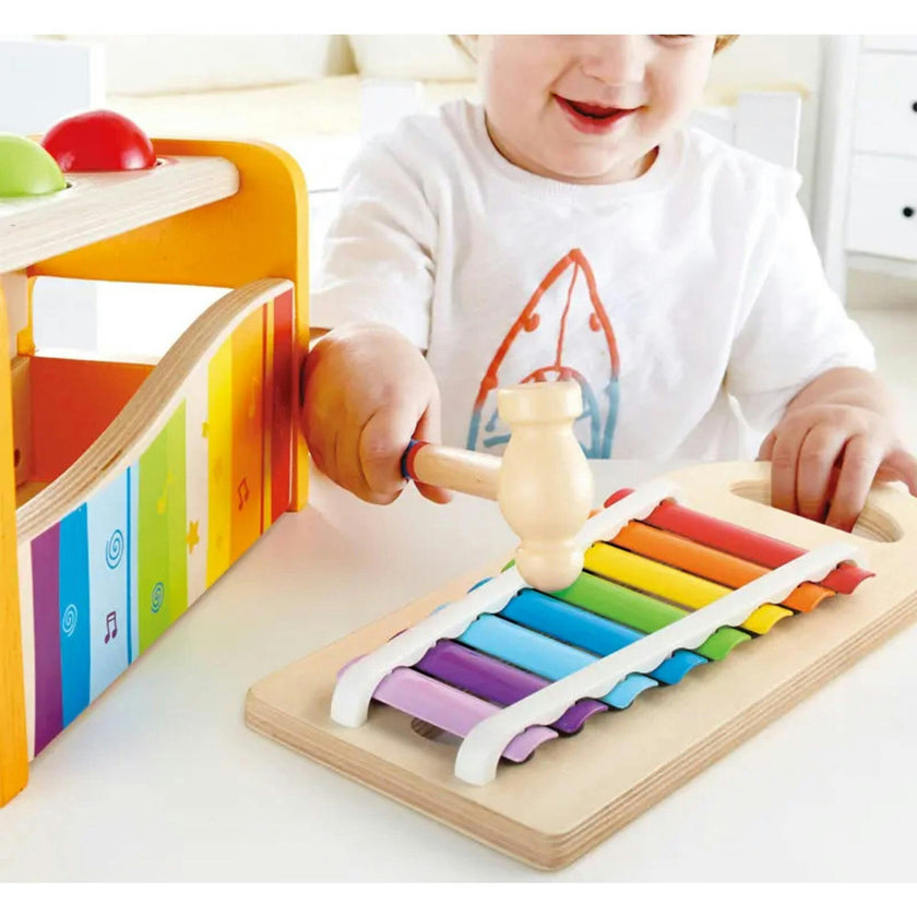 Pound & Tap Bench with Slide Out Xylophone