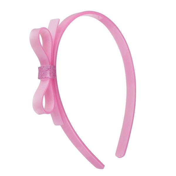Thin Bow Headband - Satin Colors