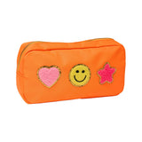 Medium Nylon Pouches w/ Assorted Chenille Patches