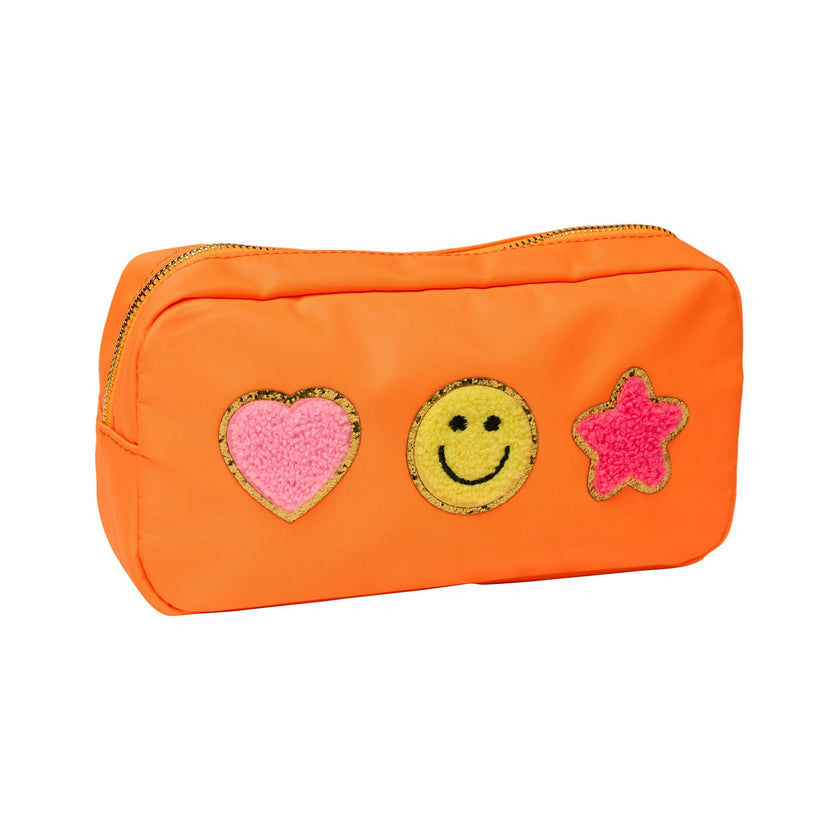 Medium Nylon Pouches w/ Assorted Chenille Patches