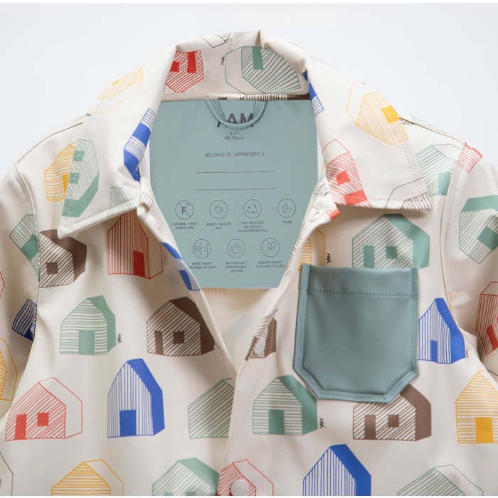 House Print Rain Worker Jacket