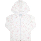 Charming Bows Print Jacquard Jacket