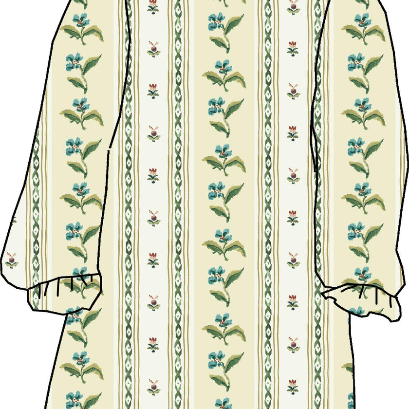 Dashwood Dress in French Stripe