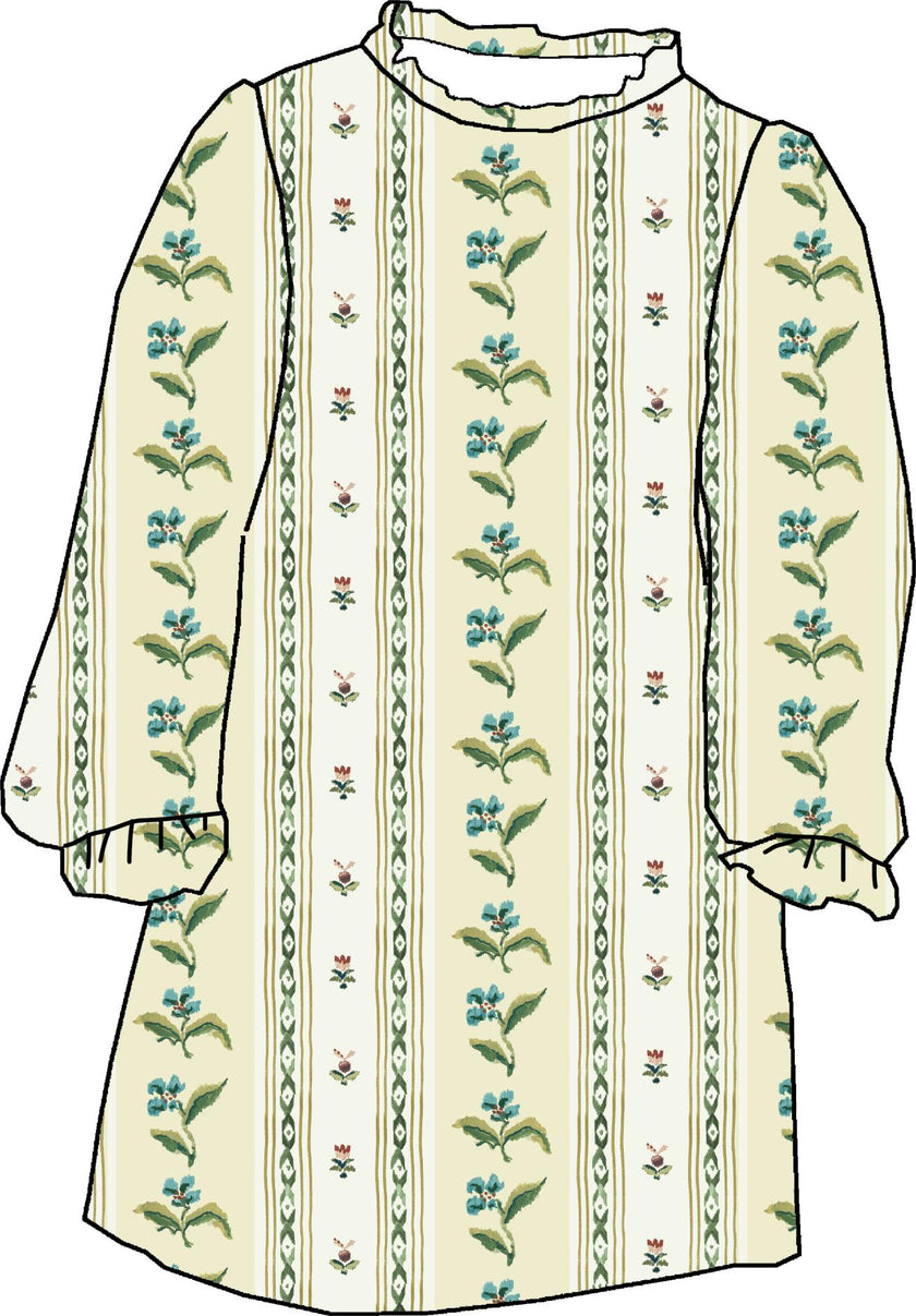 Dashwood Dress in French Stripe