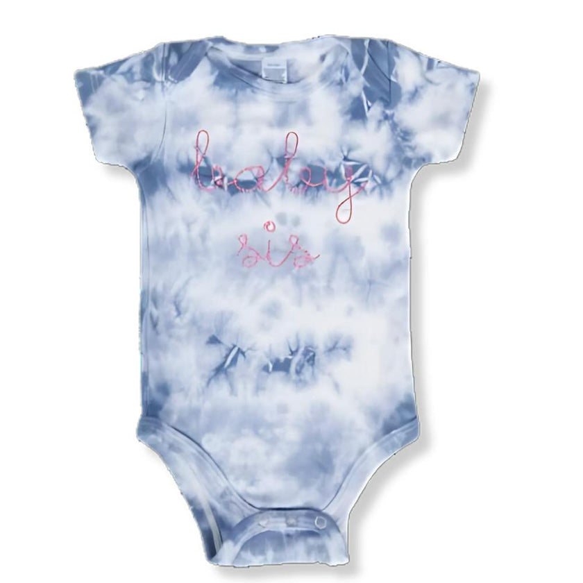 baby bro + baby sis Marble Tie Dye Onesie