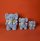 Starry Denim Elephant Weighted Plush 14"