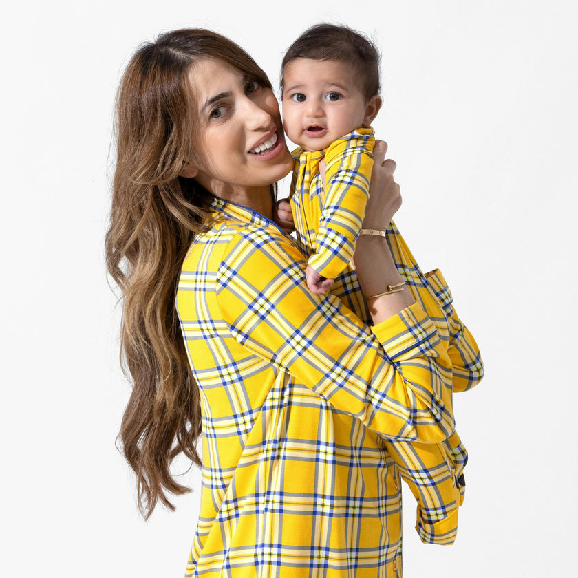 Clueless Total Betty Plaid Bamboo Women's Pajama Set