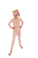 Sunrise Peach Unicorn Pajama Costume