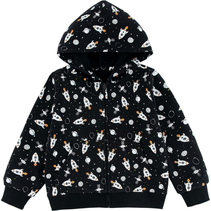 Mid Weight French Terry Zip-up Hoodie