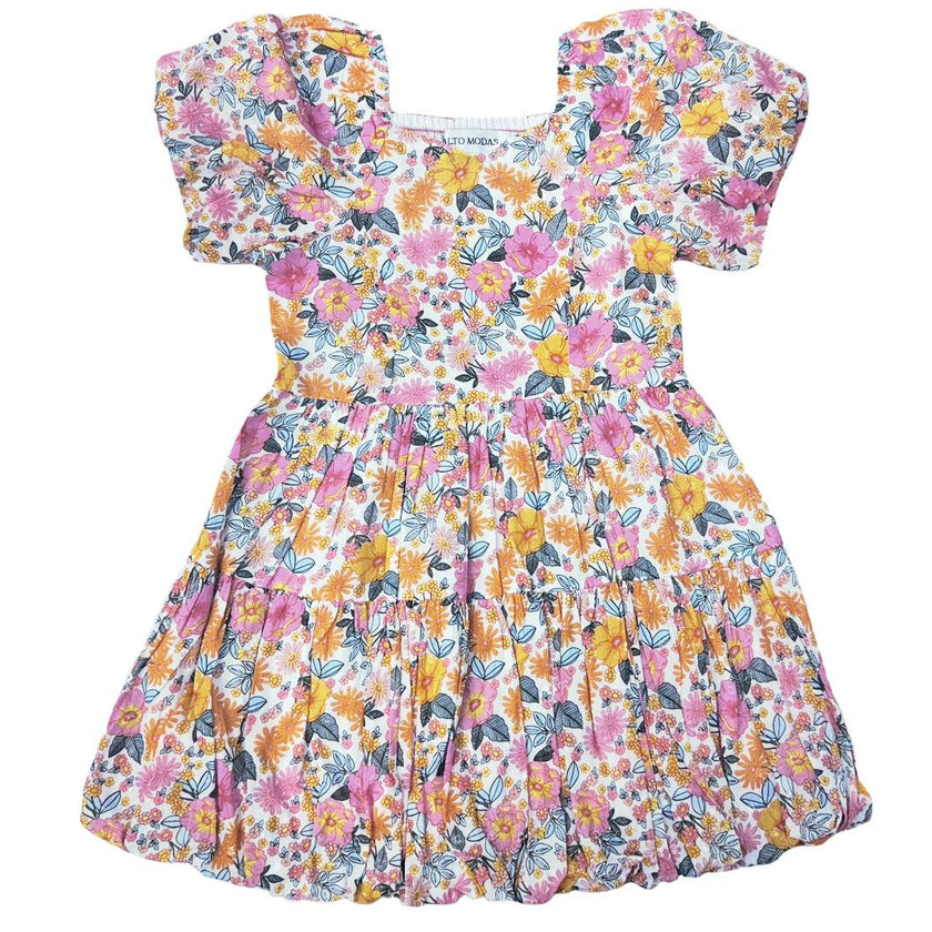 Retro Floral Daphne Dress