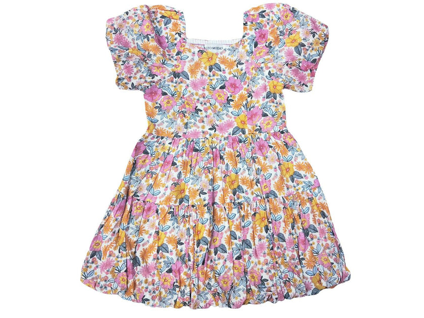 Retro Floral Daphne Dress
