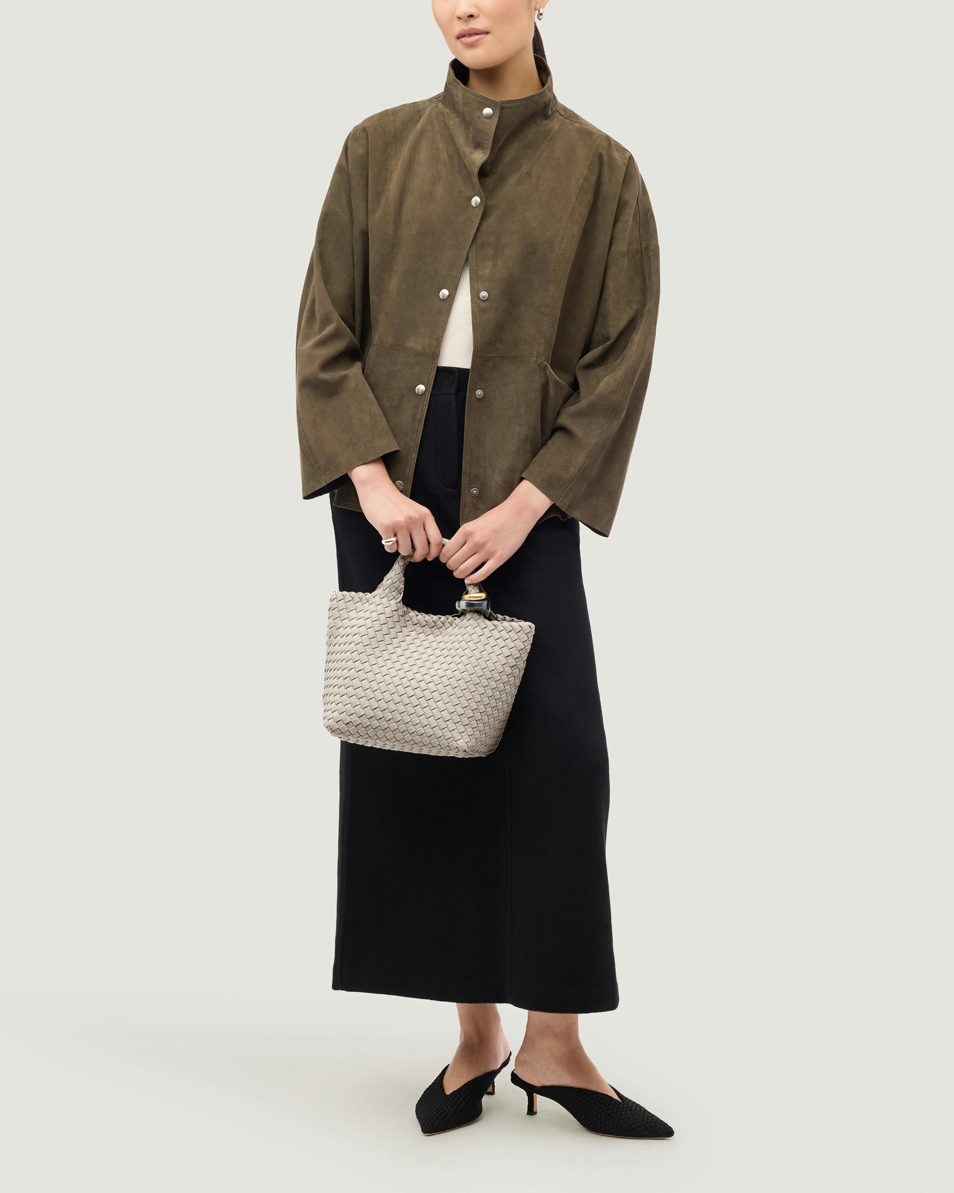 St. Barths Small Tote Beads | Linen