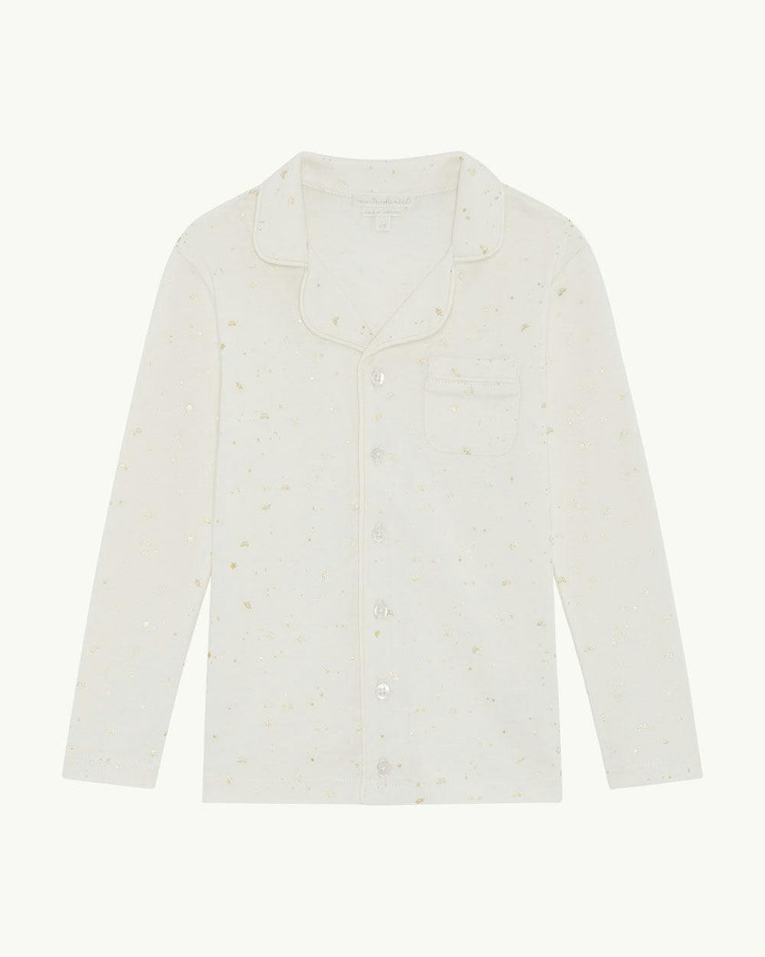 Aspen Star & Crown Child Pyjama - Natural