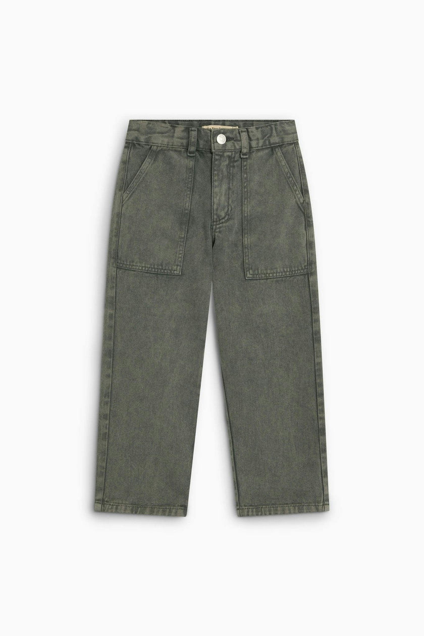 TNS Denim Baggy Pant Tea Leaf