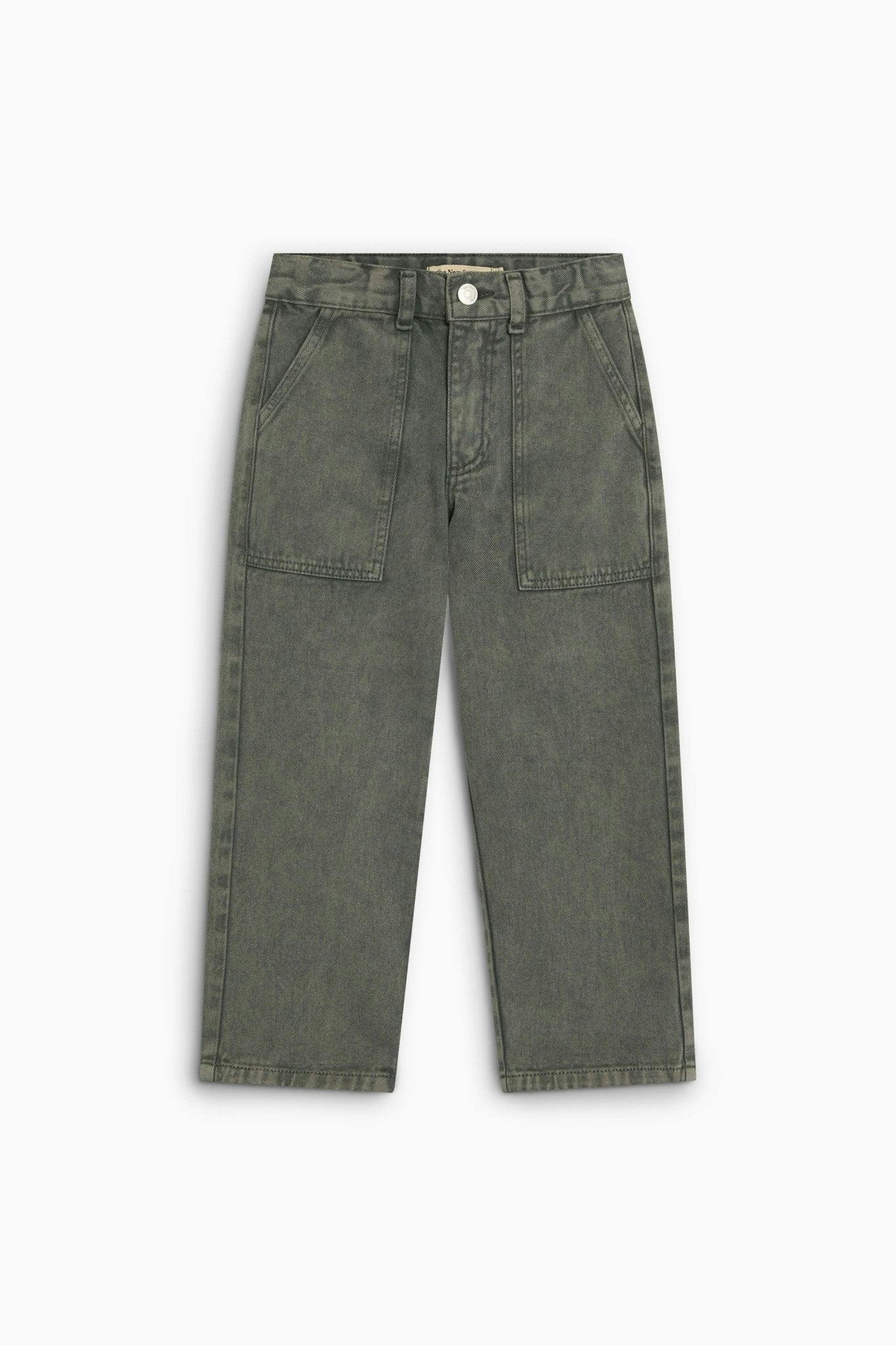 TNS Denim Baggy Pant Tea Leaf