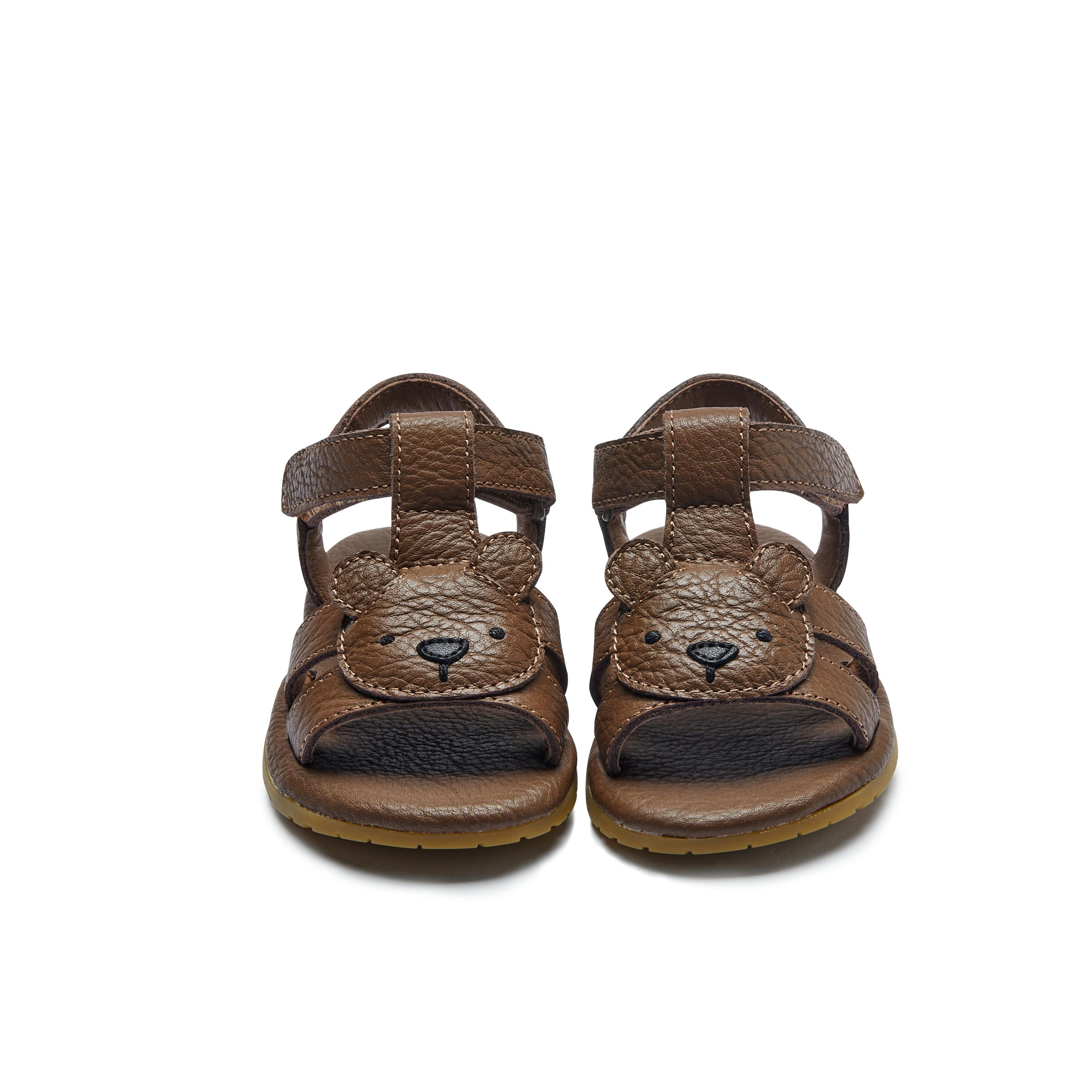 Mhalo Sandals | Bear | Cognac Leather