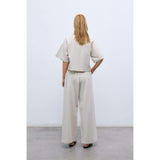 Melissa Woman Pant Palazzo Sand Vigore