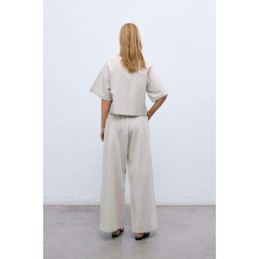 Melissa Woman Pant Palazzo Sand Vigore