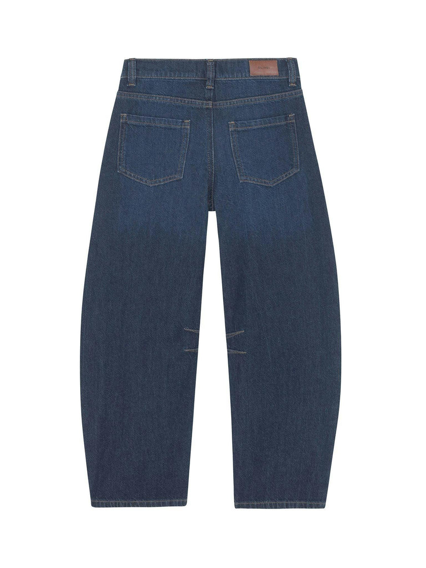 Lilia Relaxed Barrel Jeans | Deep Water