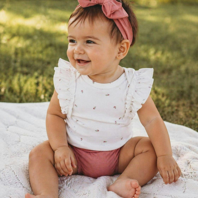 Ruffle Onesie & Bloomers Set