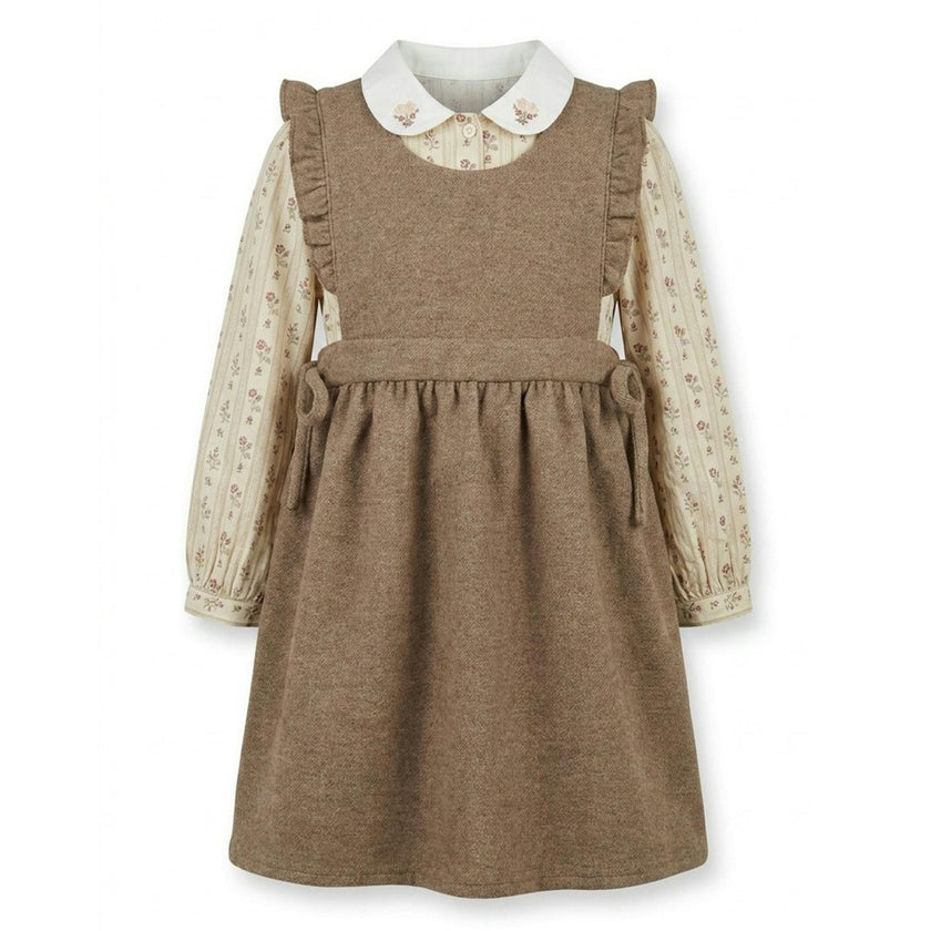 Jumper & Floral Blouse Set