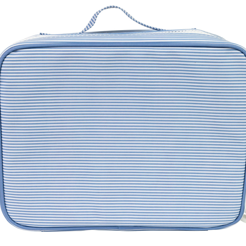 The Lunchbox in Navy Mini Stripe