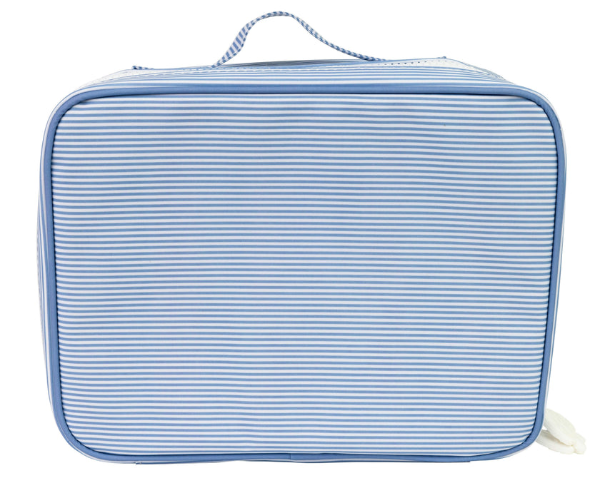 The Lunchbox in Navy Mini Stripe