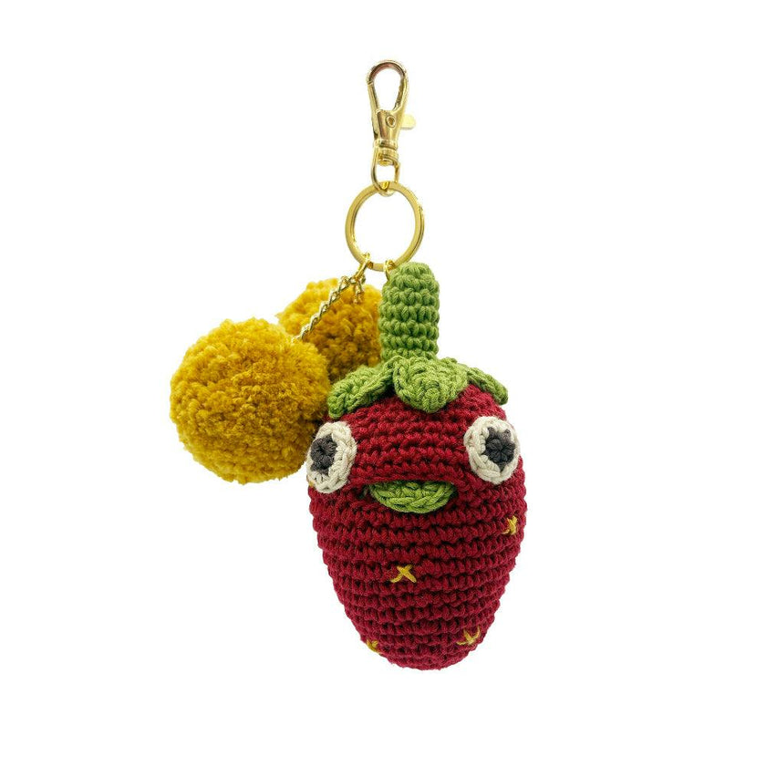 Charm Strawberry 100% organic cotton