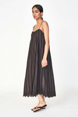 Zuma Dress in Black Vine Eyelet