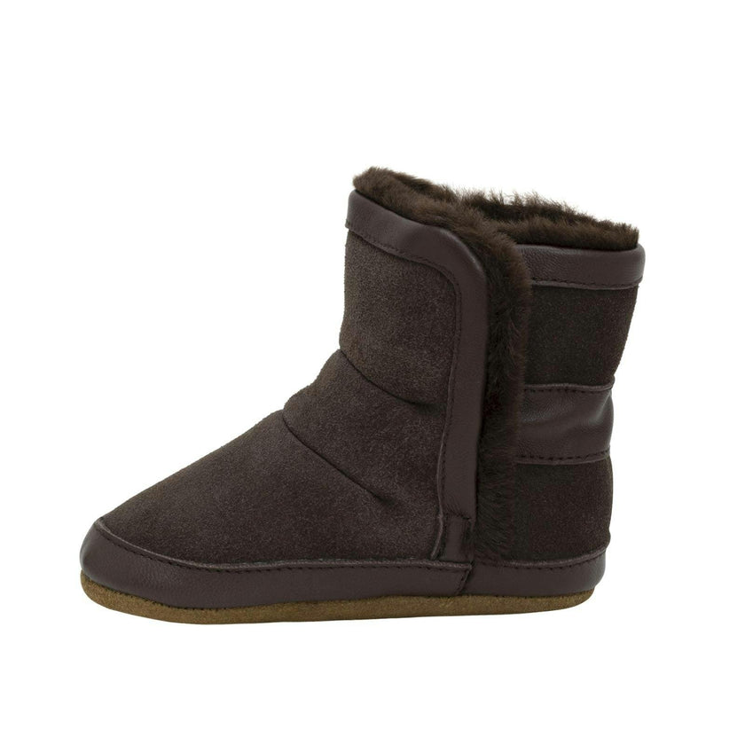 Cozy Cuff Brown Soft Sole Boot