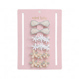 Crystal Charm Hair Pin Trio