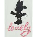 White Mini Mouse Print T-Shirt