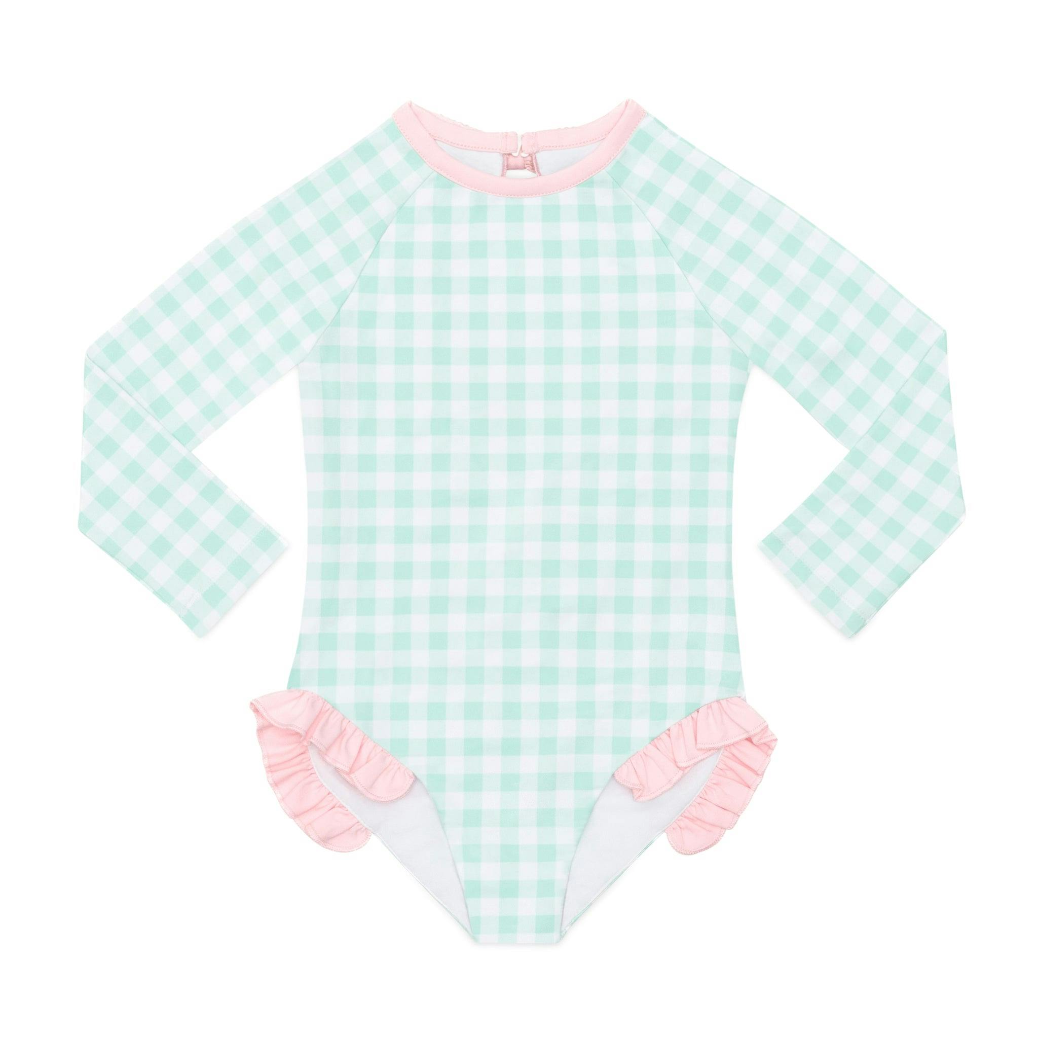 Reese Rashguard in Harbour Breeze Gingham