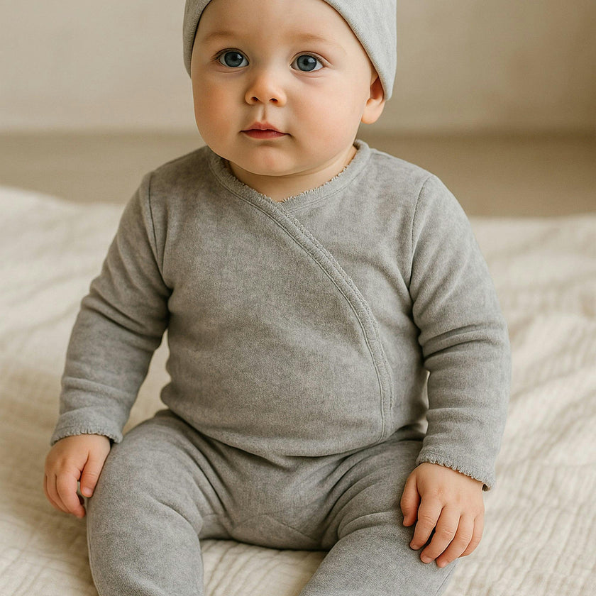 Velour Wrap Footie