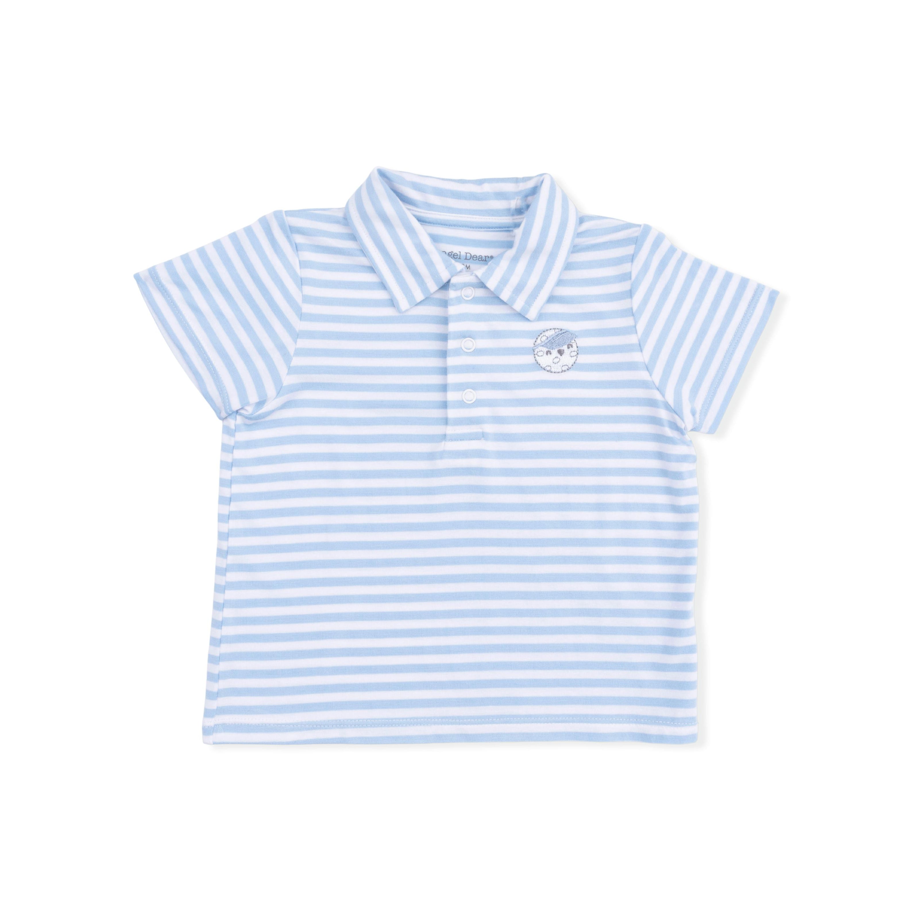 Striped Golf - Polo with Casual Short