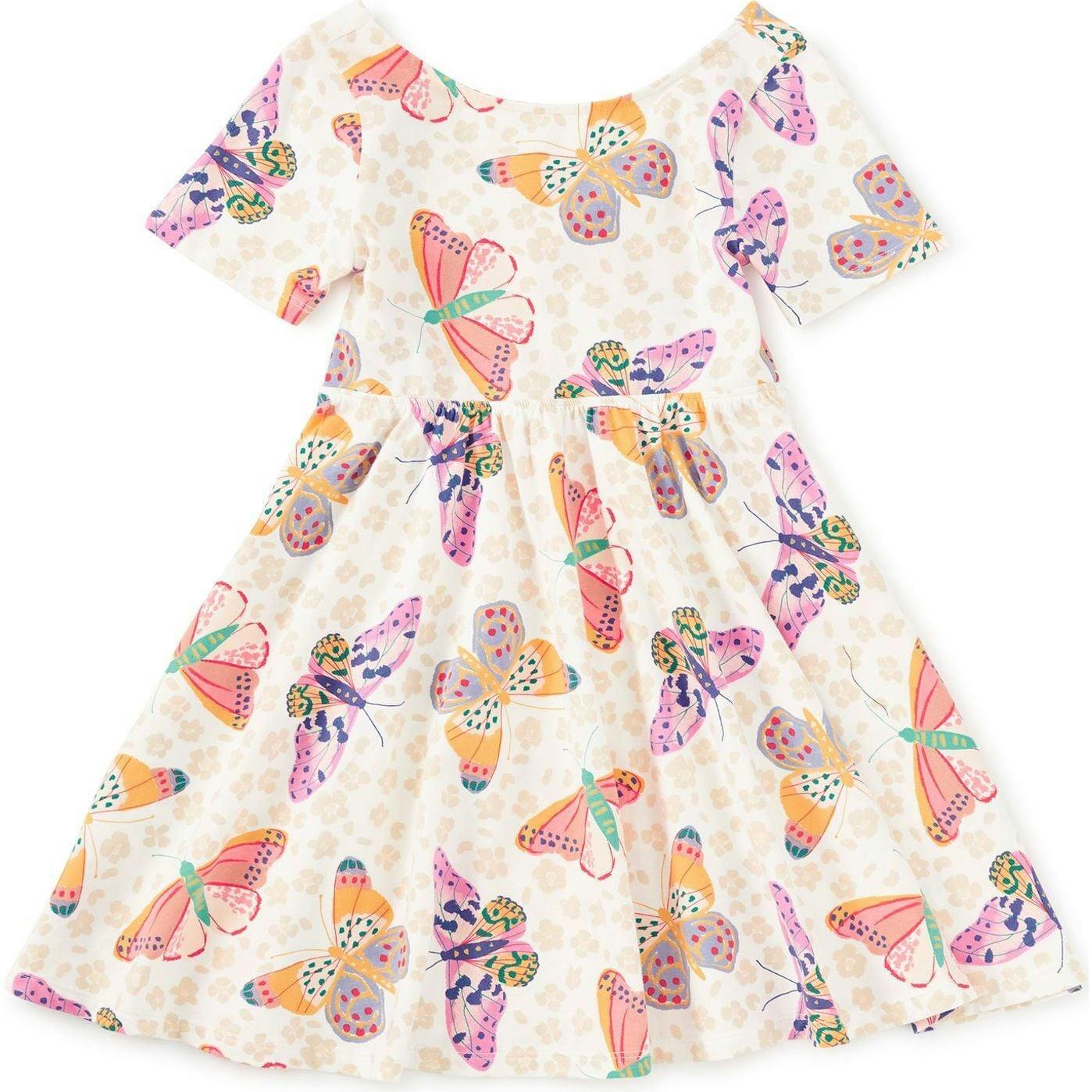 Twist Back Ballet Dress, Multi
