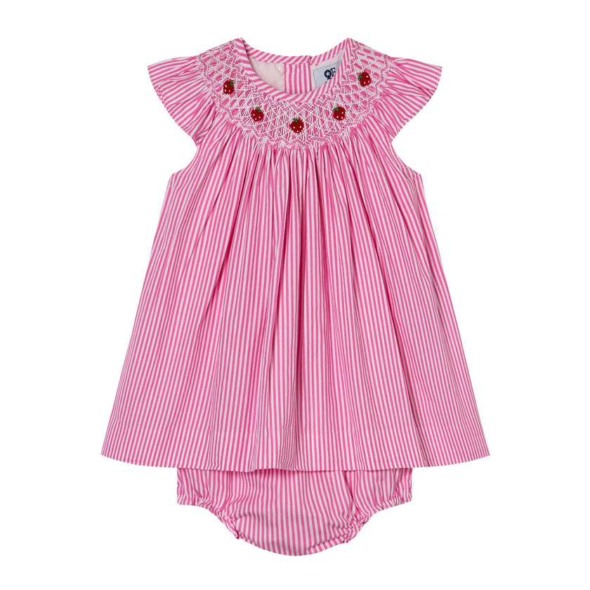 Hand-Smocked Baby Dress - Bebe