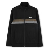 Black Cardigan Track Outfit Set