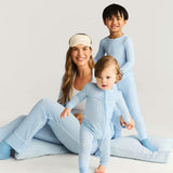 Blue Gingham Convertible One Piece
