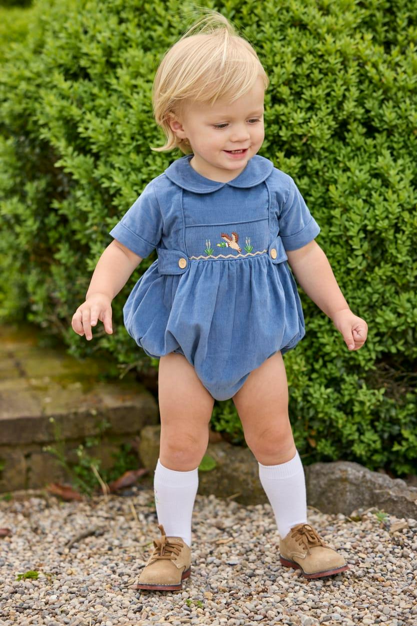Smocked Daniel Bubble - Flying Mallard