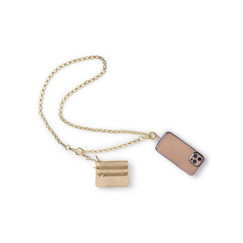 Gold Standard Matte Gold Phone Chain – 26-Inch