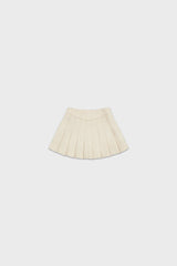 Organic Cotton Pleated Skirt