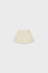 Organic Cotton Pleated Skirt