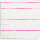 Cerise Frenchie Striped Large Napkins