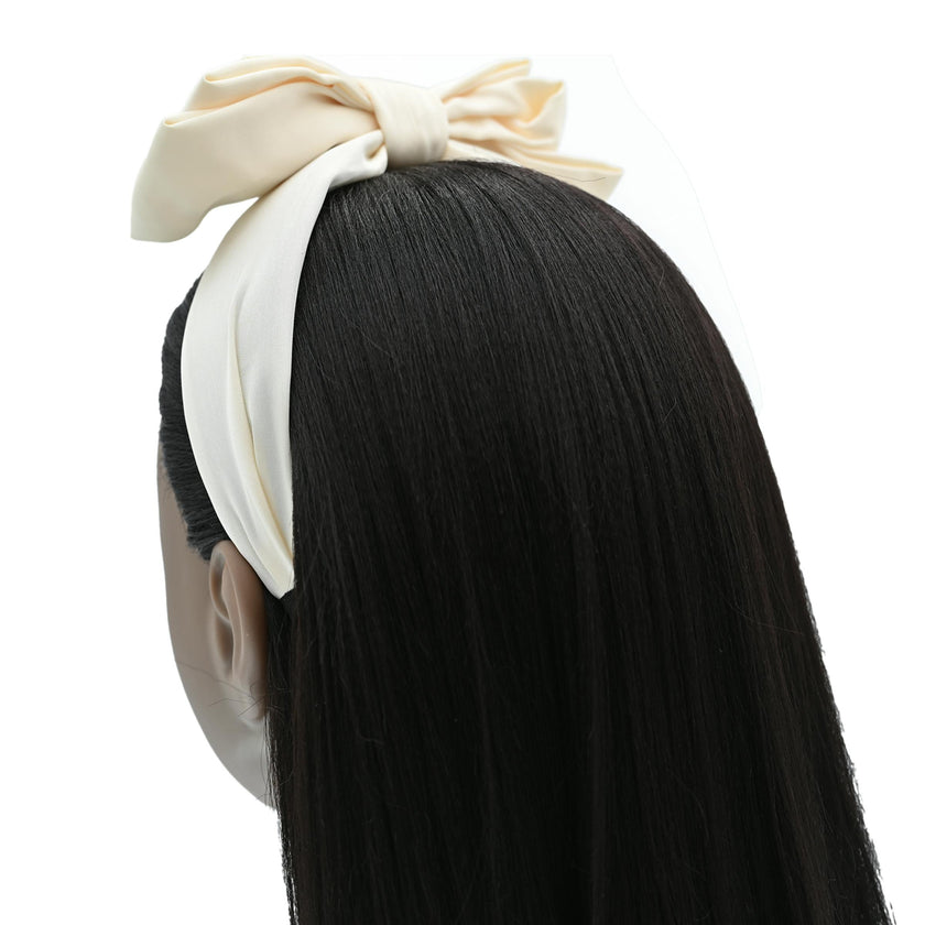 Multicolored Satin Ribbon Headband