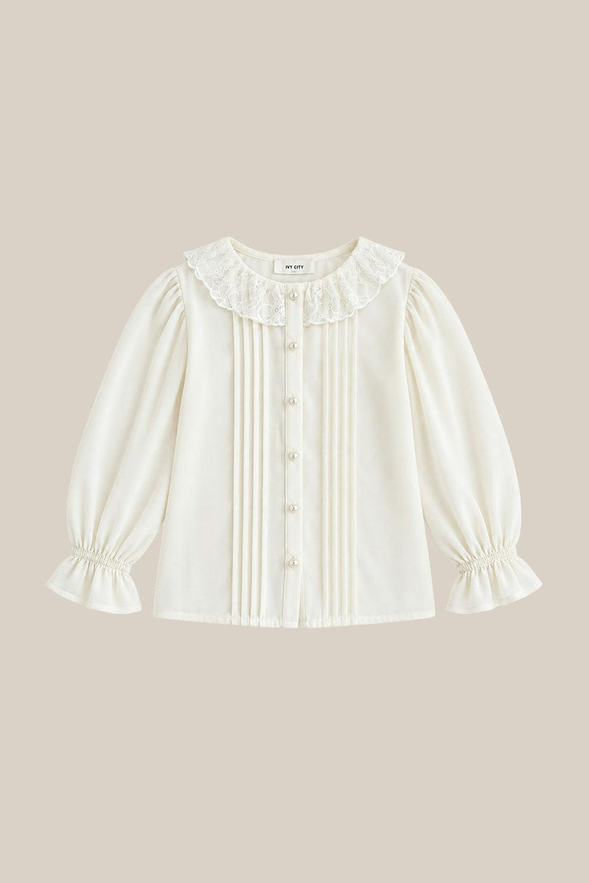 Mini Constance Blouse in Ivory