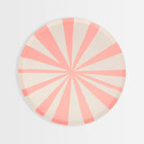 Pink Stripe Side Plates